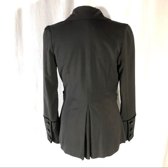 Tulle Gray Lightweight Wool Blend Blazer - Picture 5 of 8